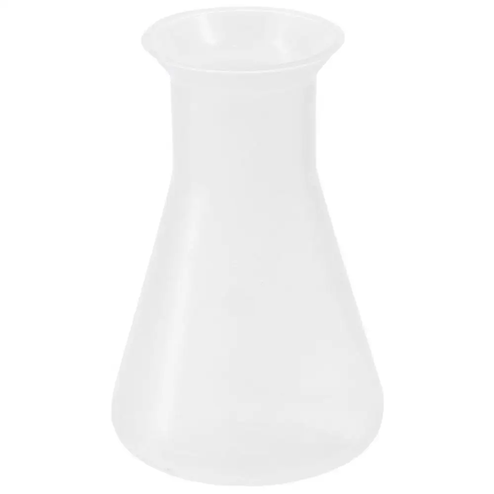 1/2Pcs 50ml 100ml Plastic Erlenmeyer Flask Polypropylene Clear Education Learning Tool Conical Bottles Laboratory Chemical