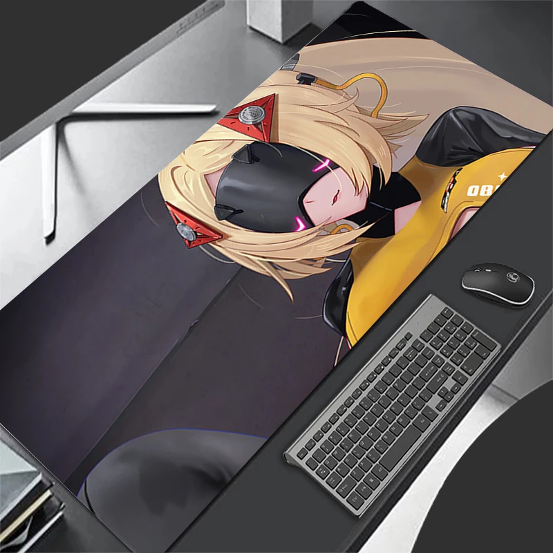 

Mousepad Computer Gaming Accessories HD Keyboard Pad Office Rubber Zenless Zone Zero Trigger Mouse Pad Decoracion Desk Mouse Mat