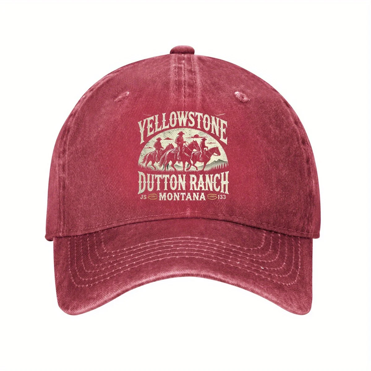 قبعة بيسبول للجنسين من Yellowstone Dutton Ranch، قبعة أبي من البوليستر قابلة للتعديل للجري والتدريبات والأنشطة الخارجية، كلاسيكية Lo
