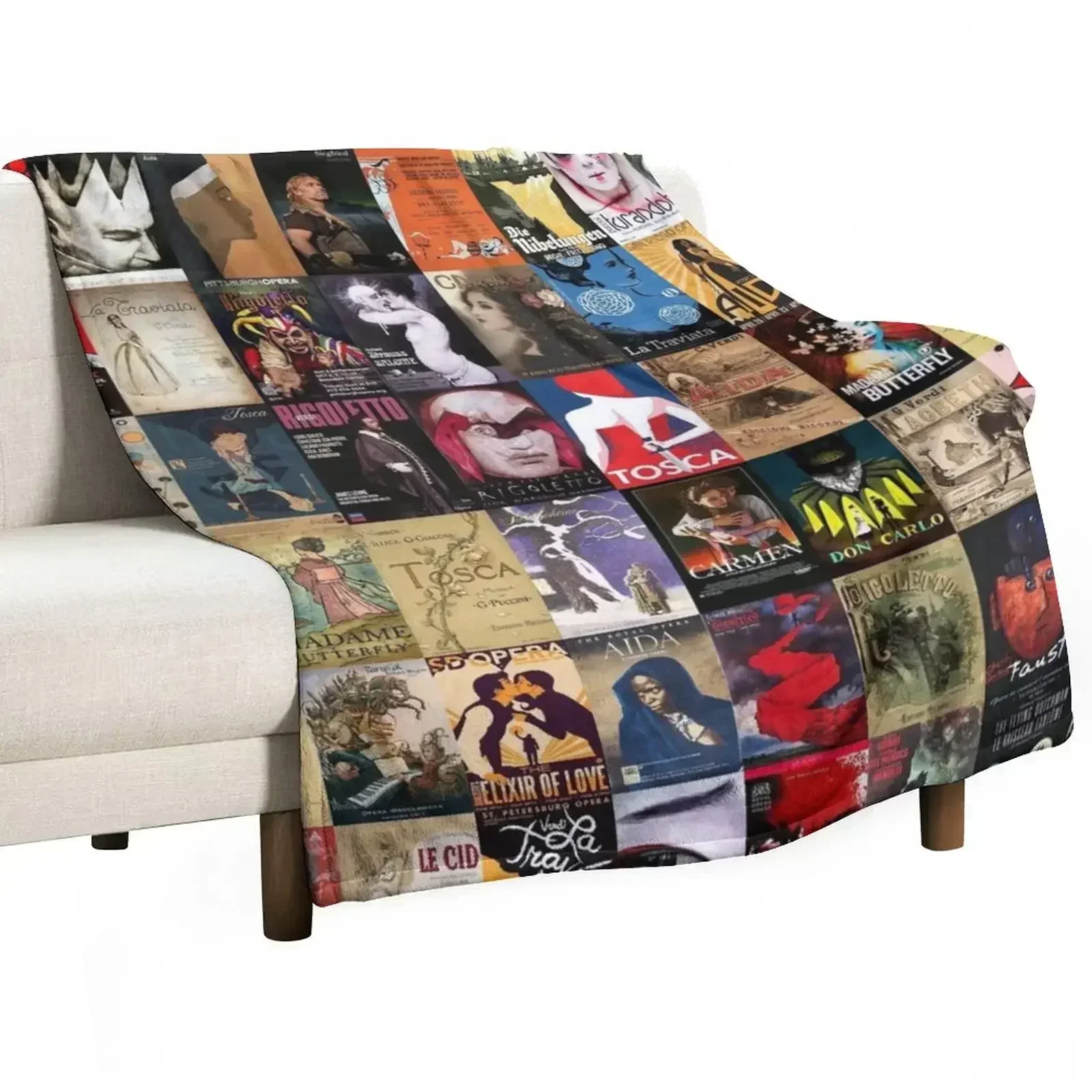 

Opera Throw Blanket Bed Kid'S Decorative Sofa Blankets