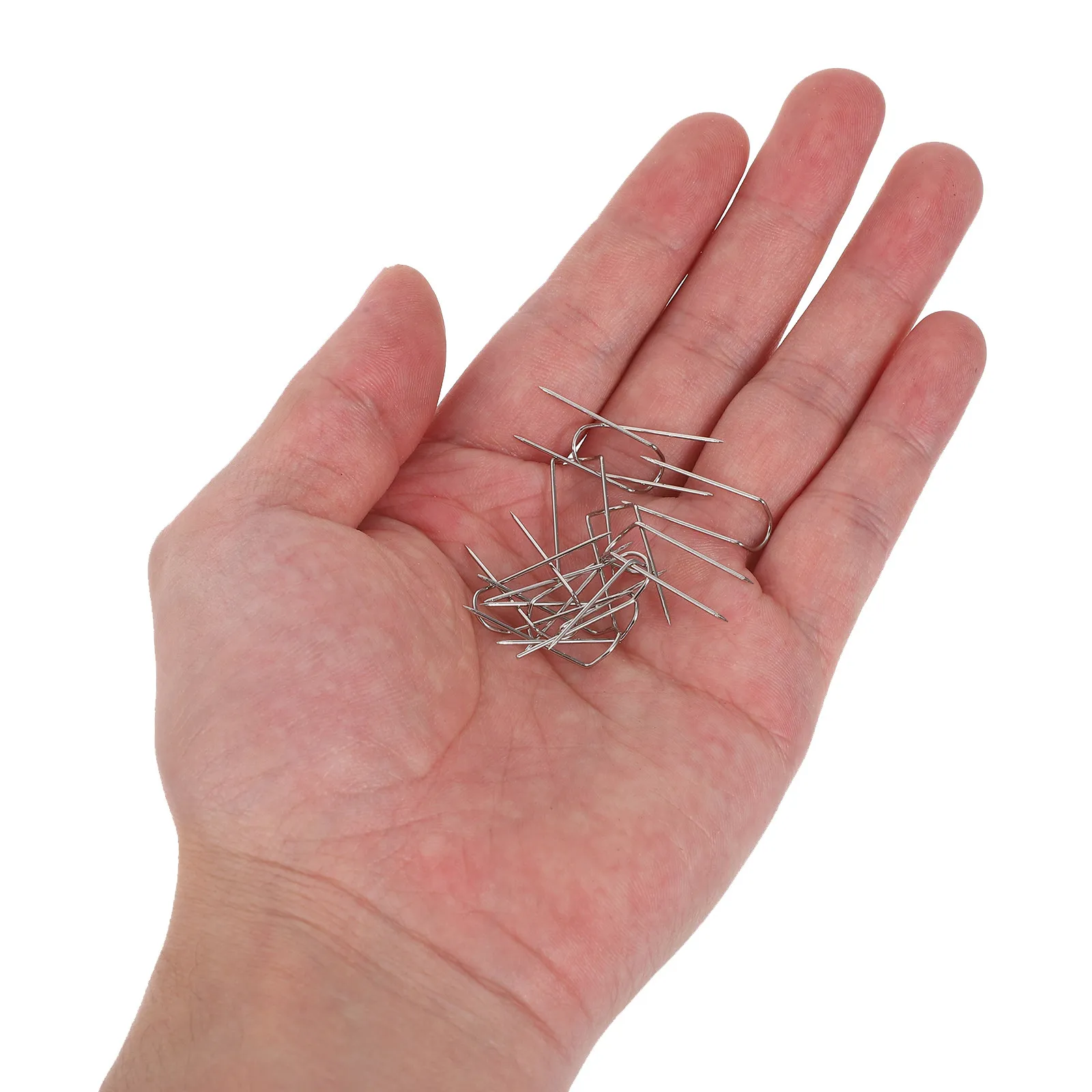 Stainless Steel Quilting Pins 400 pcs – U-Shaped Fork Design for Hand Sewing, Patchwork & Fabric Crafts