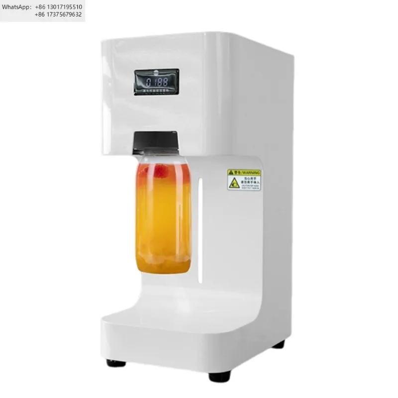 Commercial Food Beverage Soda Packer Bottle Sealer Manual Can Sealing Machine PET Disposable Can with 100pcs Bottle