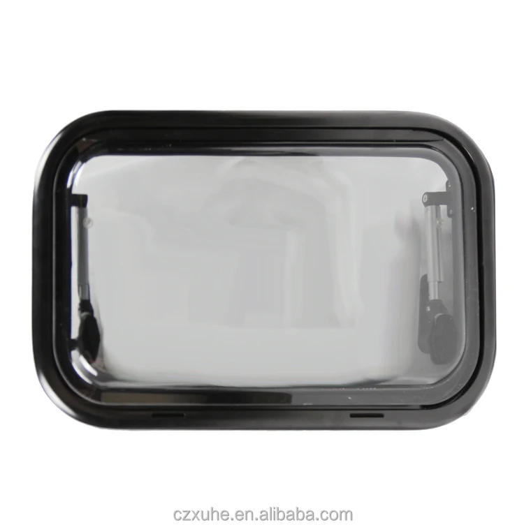 

Double Glazed Acrylic Round Corner Window with Pleated Blind and Fly Screen for Caravan RV Body Parts