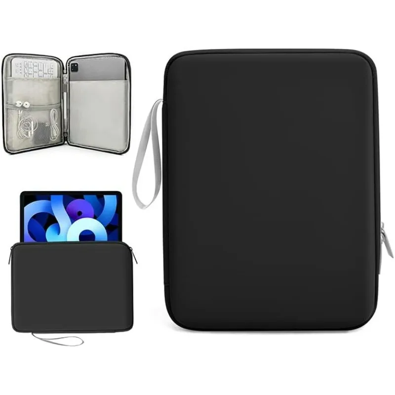 

Portable Tablet Sleeve Bag for IPad 10.9 Inch Shockproof Protective Case with Hand Strap Pouch for Keyboard Accessories Storage
