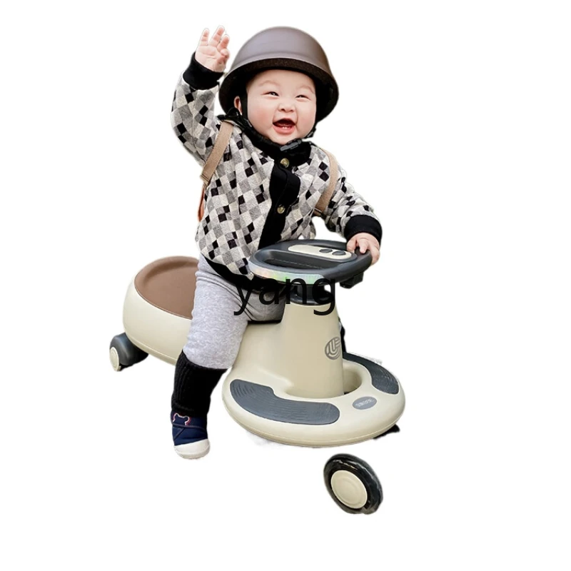 

CX Children 1-3 Years Old Luge Mute Anti-Rollover Baby Baby Walker Can Sit Adult Kiddie Ride