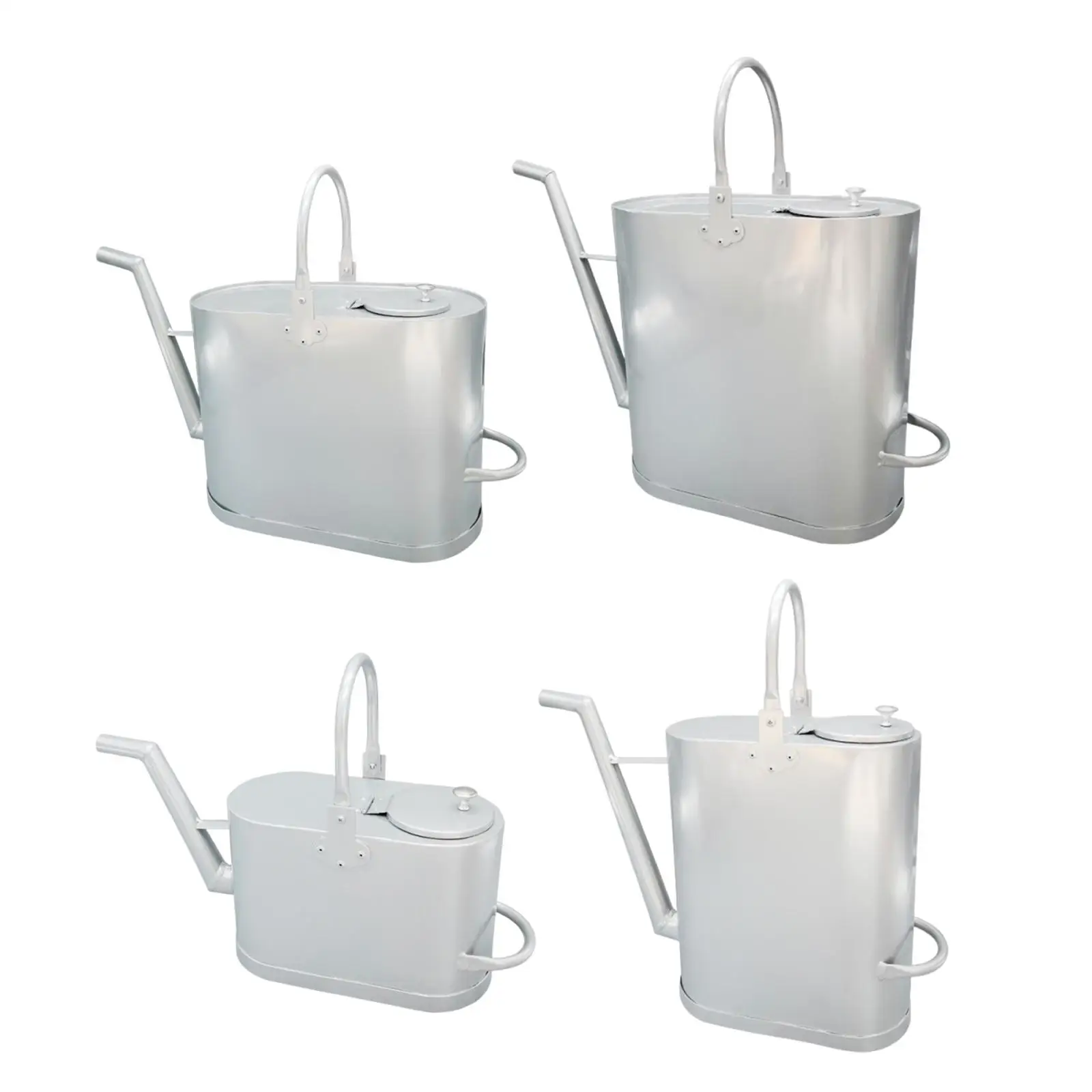 

Барабан для заправки с длинным носиком и ручкой с крышкой, износостойкий алюминий для промышленного использования, универсальный аксессуар, бензиновая бочка