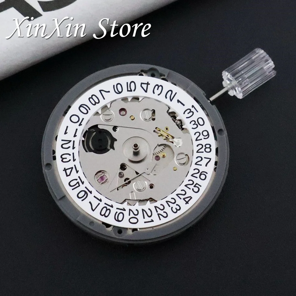 Genuine Japan NH35A Automatic Mechanical Movement High Accuracy 24 Jewels Mod Watch Replacement Watch Parts NH35 Date at 3:00