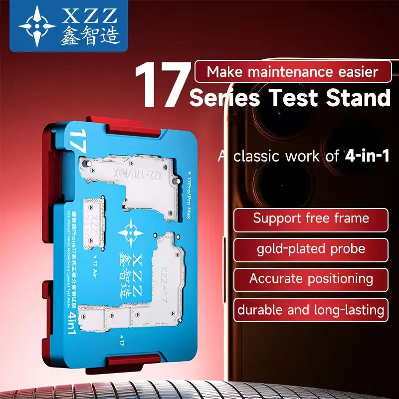 XZZ 4-in-1 Motherboard Layered Test Rack for iPhone 17/17Pro/17Air/17Pro Max Soldering-Free Middle Frame Repair Tool