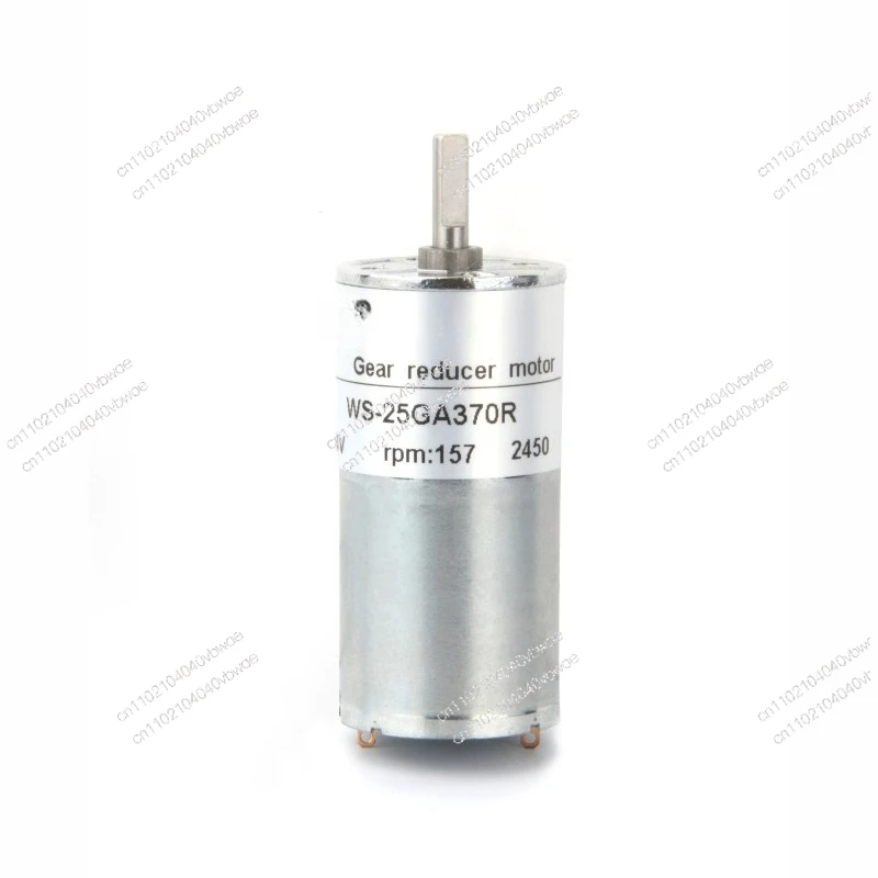 WS-25GA370R DC gear motor 12V forward and reverse speed regulating motor 24V micro gear reduction motor