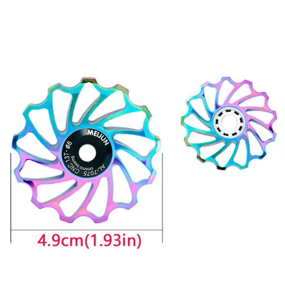 11T--18T Bicycle Rear Derailleur Bearing Pulley Positive Negative Tooth Bike Rear Derailleur Pully Durable High Compatibility