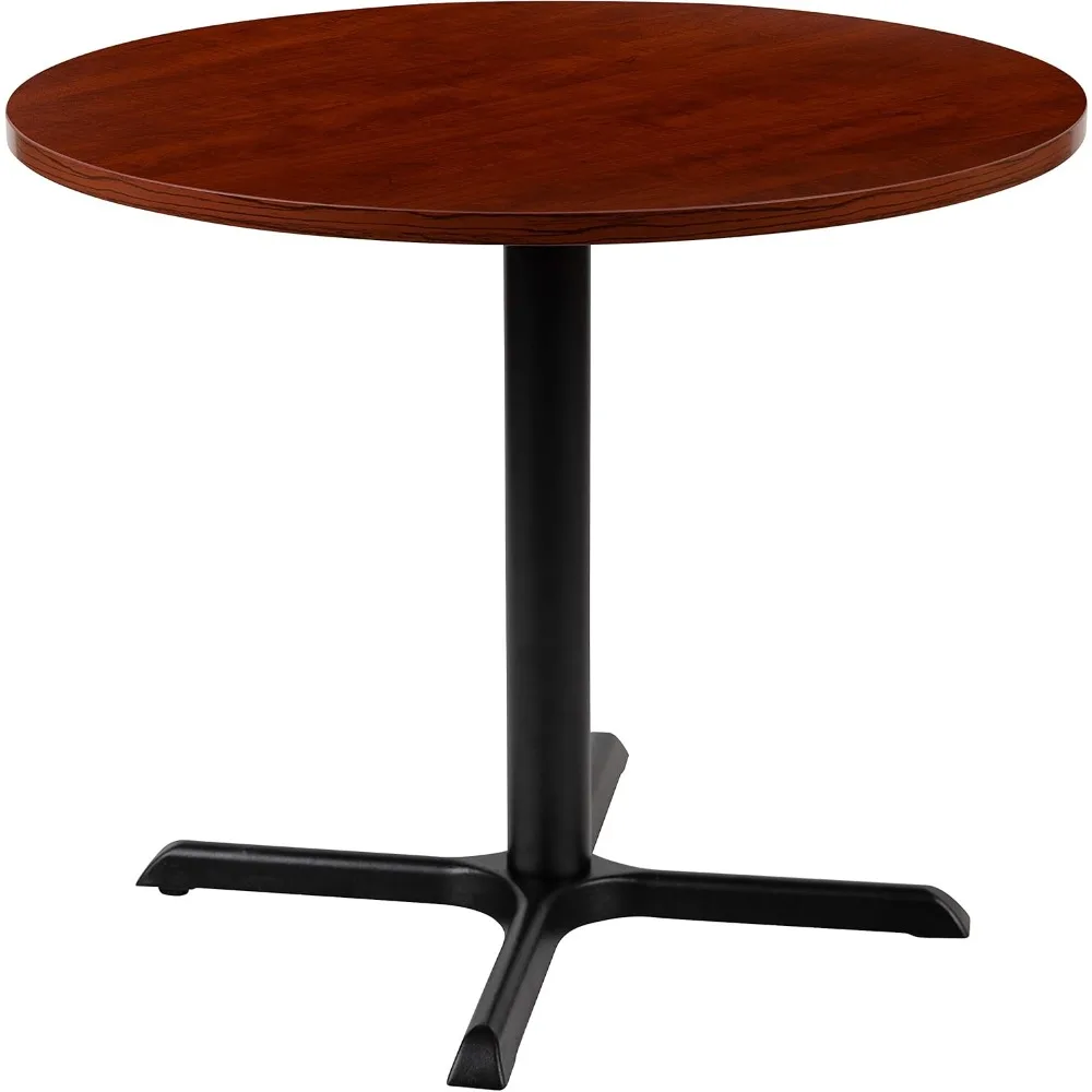 Round Multi-Purpose Conference Table in Cherry - Meeting Table for Office