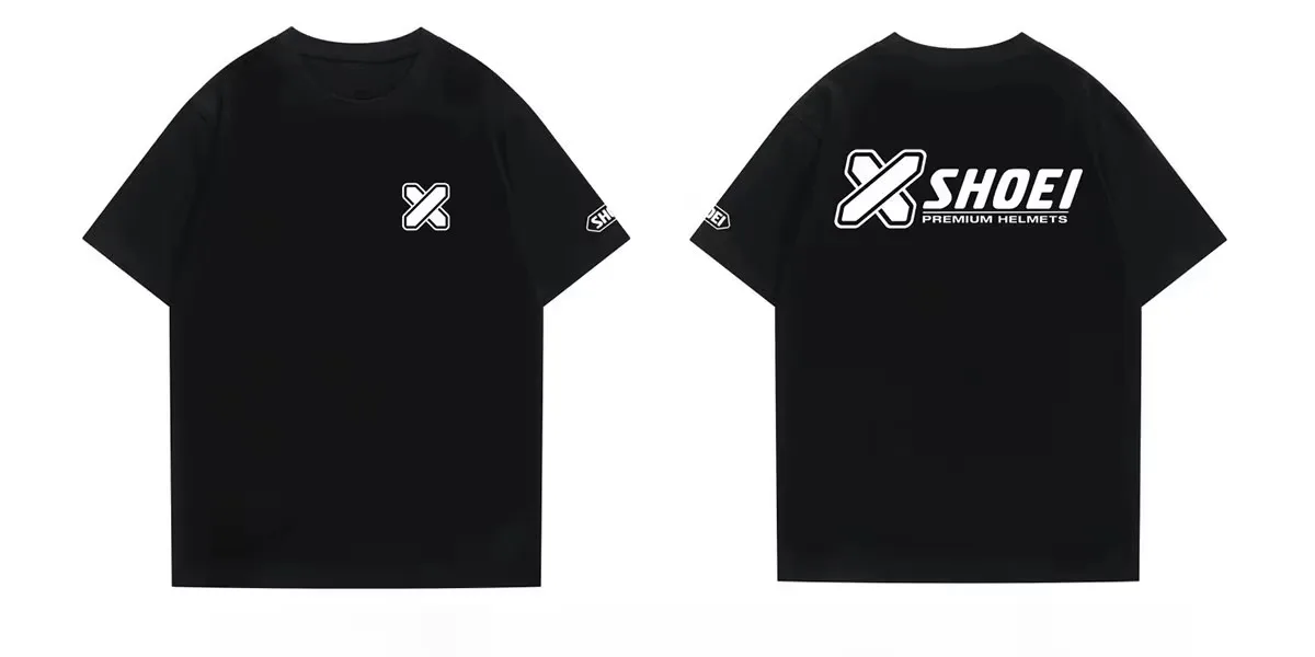 2026 Men Motorcycle Sports Abstract Geometric Graphic T Shirt Crew Neck Short Sleeve Black Biker Casual Tees