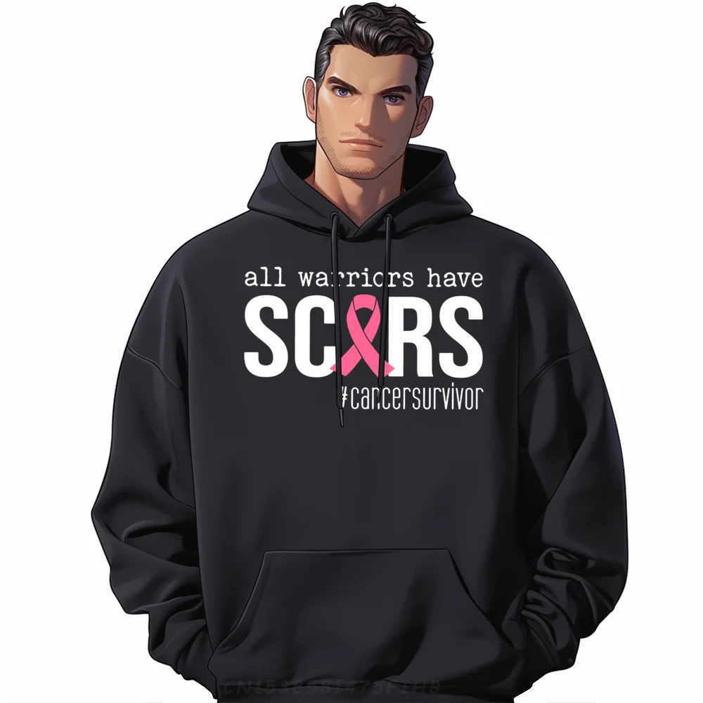 

Newest Mens Sweatshirt all warriors have scars Party Hoodies Funky Long Sleeve Gift Pullover O Neck Printed Sweatshirt