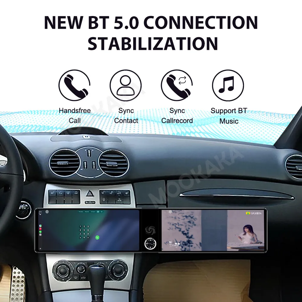 Car Accessories Radio For Mercedes-Benz C CLK 2005-2009 Android Auto GPS Navigation Multimedia Stereo Receiver Head Unit Offline