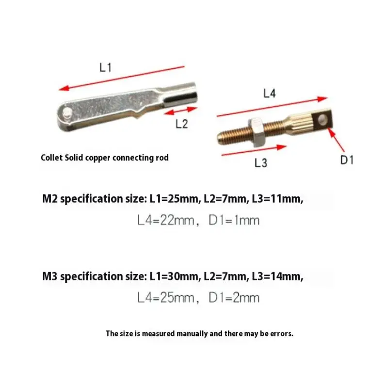 5 قطعة M2/M3 المعادن Clevis الحديد U-كليب المشابك تشاك سحب قضيب موصل مقرنة أجزاء DIY بها بنفسك RC نماذج طائرة