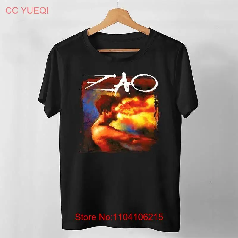 

Vtg ZAO Band Album Music Хлопковая черная футболка всех размеров для мужчин KN164