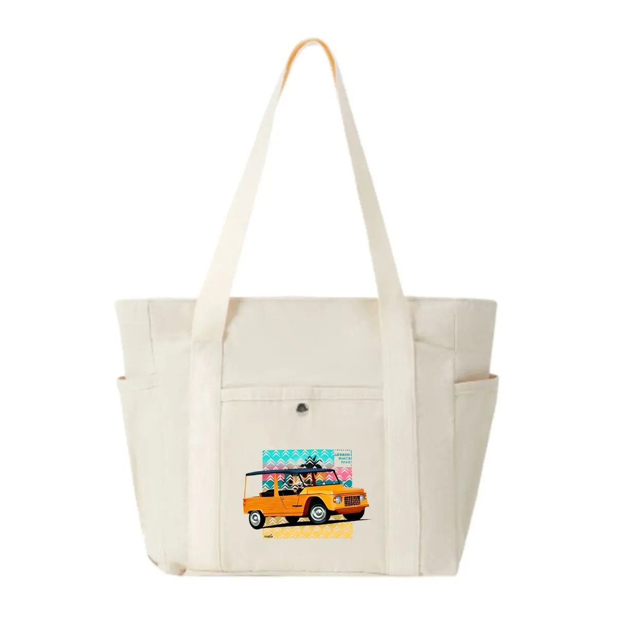 

Car Adventure Drives Free Large Canvas Crossbody Bag Women's Casual Student Bag