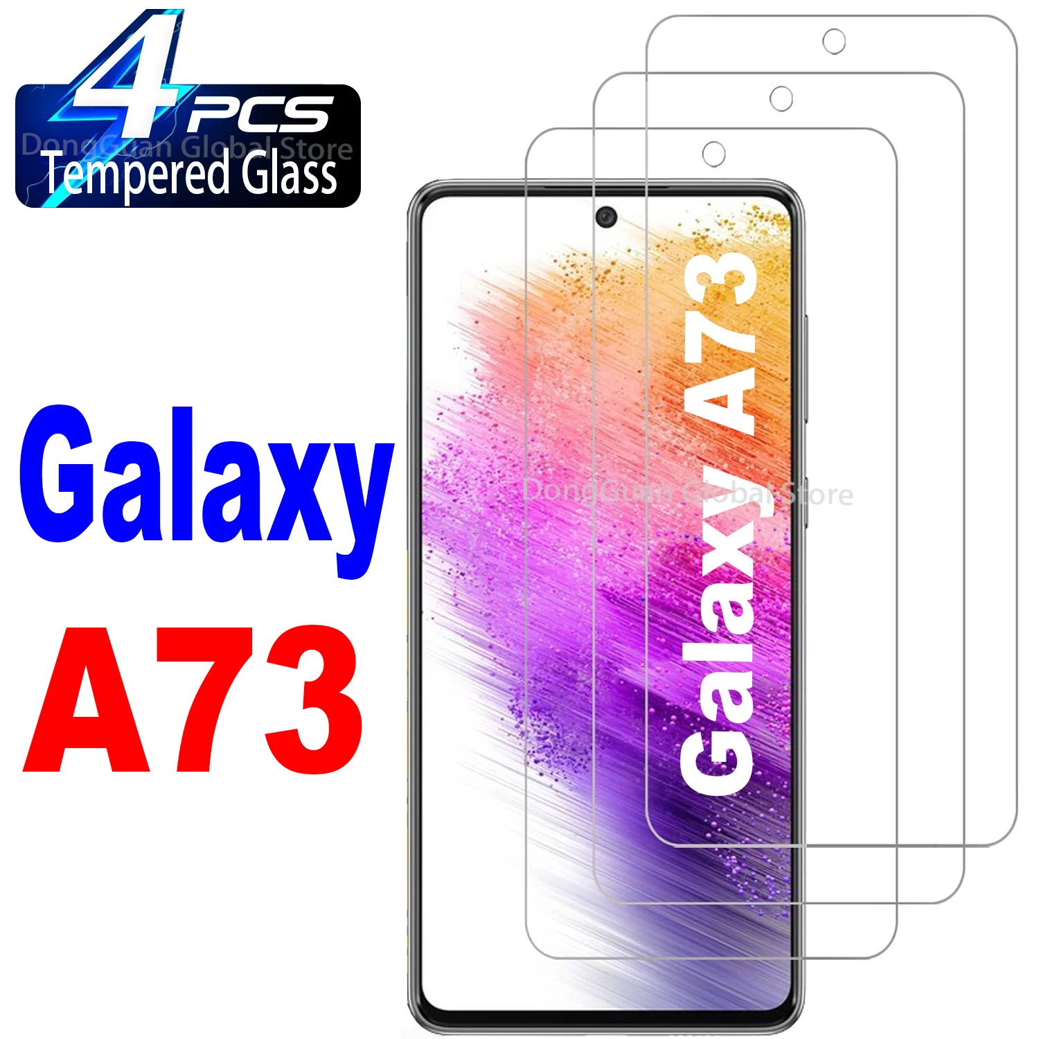 

6,7" Tempered Glass For Samsung Galaxy A73 5G Screen Protector Glass Film