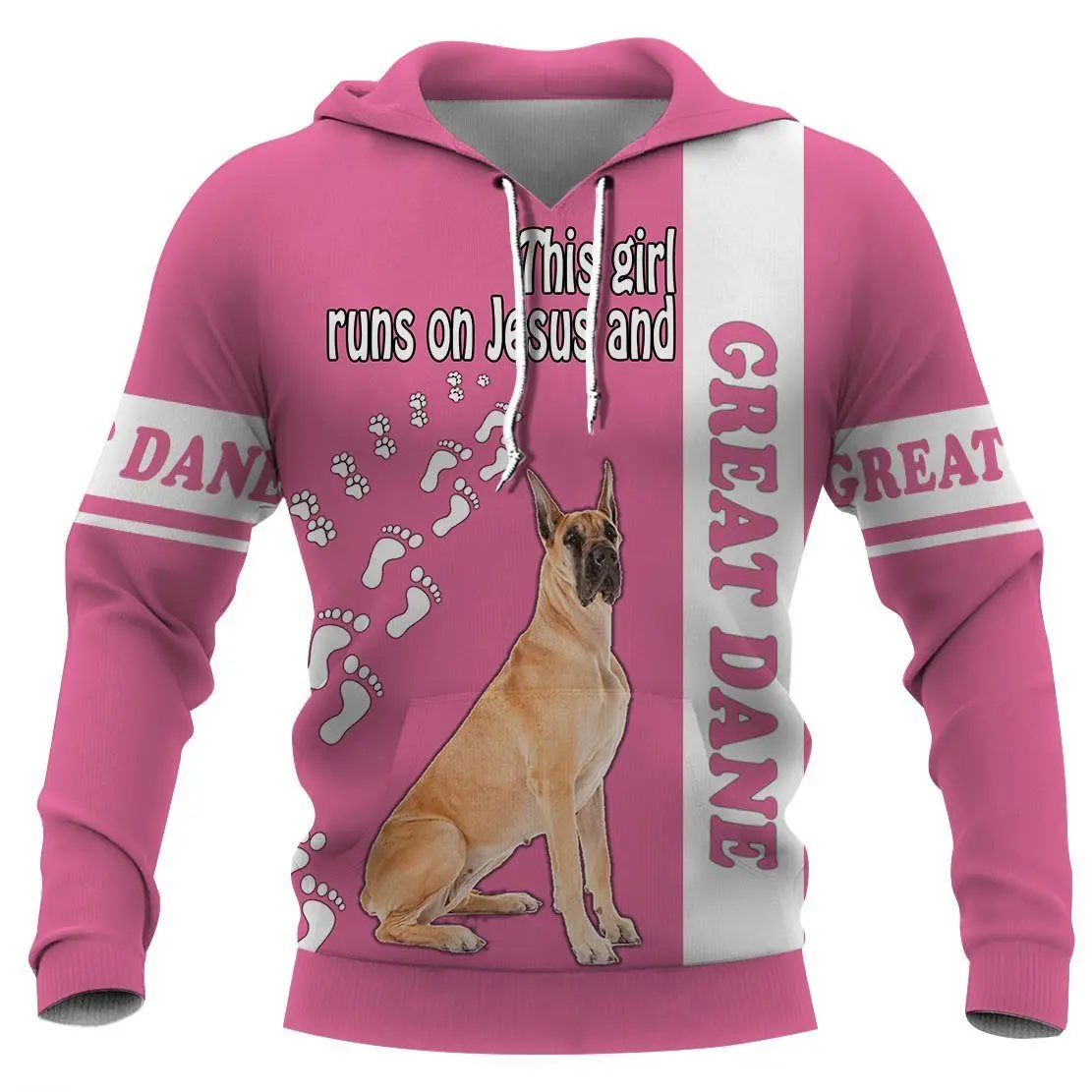 

Great Dane/Pug/Dachshund/Husky Sibir 3D All Over Printed Hoodies Women For Men Pullovers Street Tracksuit Love Dog Gift