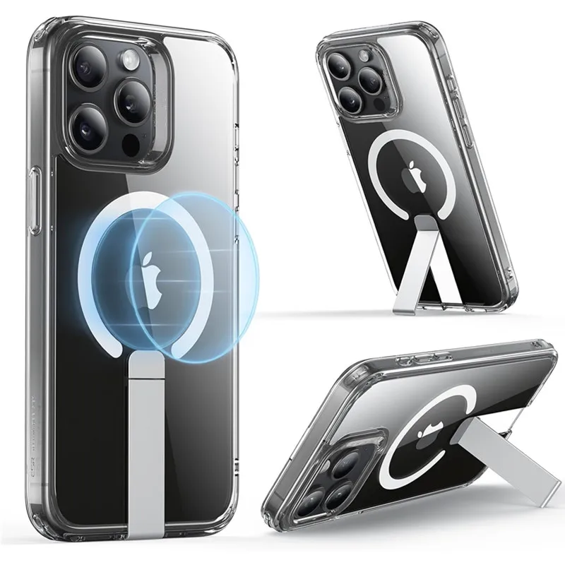 360° faltbarer Metallständer mit magnetischer Hülle für Magsafe iPhone 17 Air 16 15 13 12 Pro Max 14 Plus 17Pro 16Pro für Macsafe Handyhülle