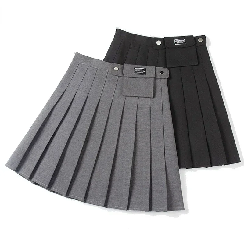 The new golf female money pleated skirt exposed joker prevention wear high waist institute wind divided skirts