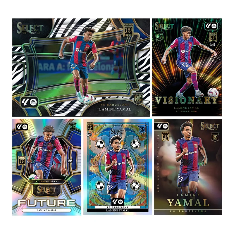 Diy zelfgemaakte Panini FIFA World Cup voetbalserie laminamine Yamal Signature Collection Card speelgoed cadeau