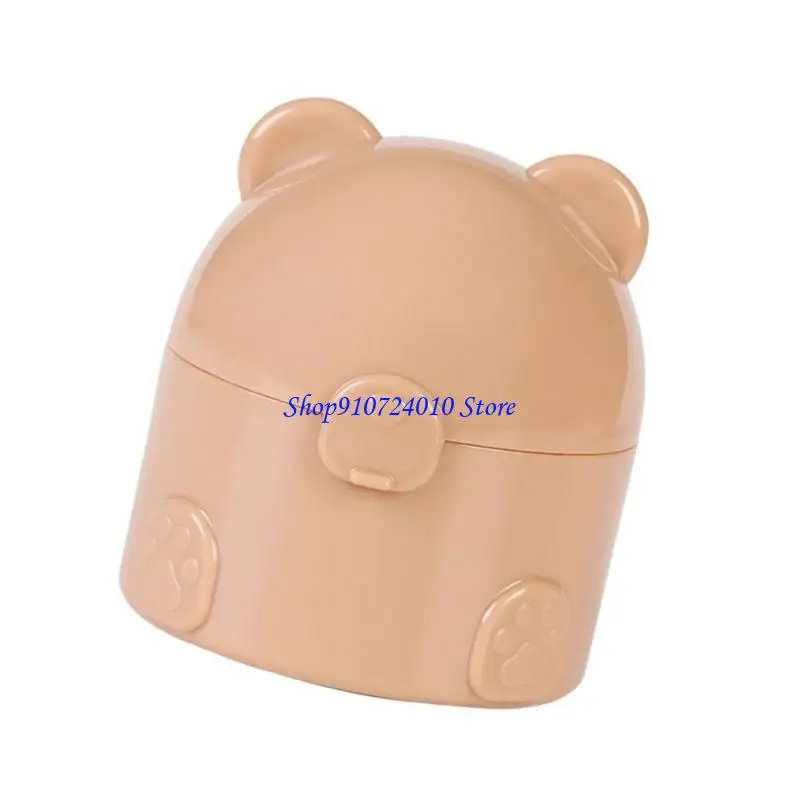 77HD Hygienic Baby Powder Dispenser Box Secure Push Button Tapa perfecta para viajar y cuidado hogar esencial