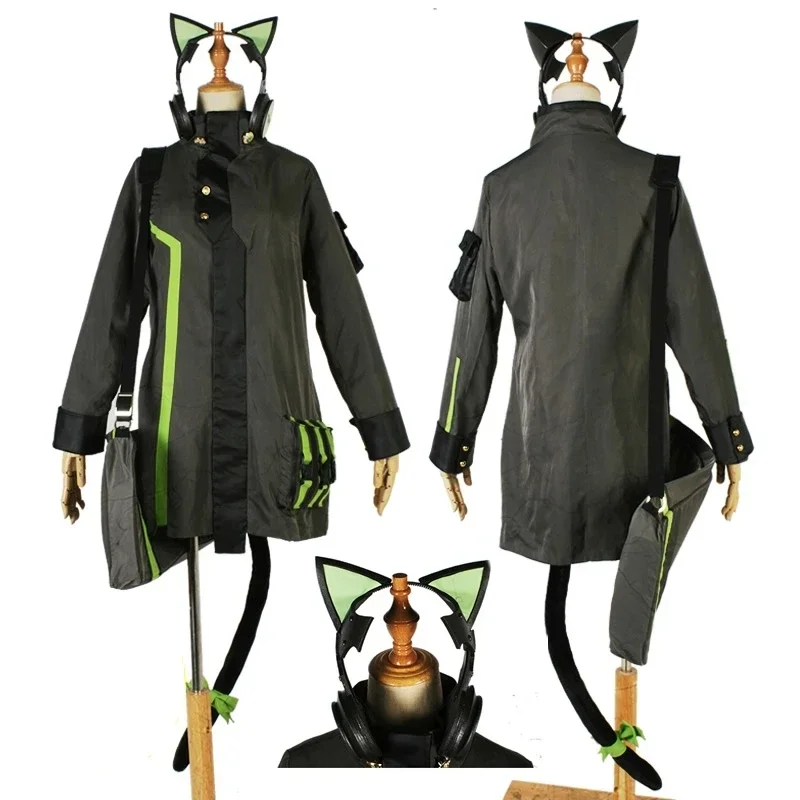 Anime Game Girls Frontline Cosplay costume Halloween Combat Outfit Game TMP cosplay set Custom size  cos wig PA7271
