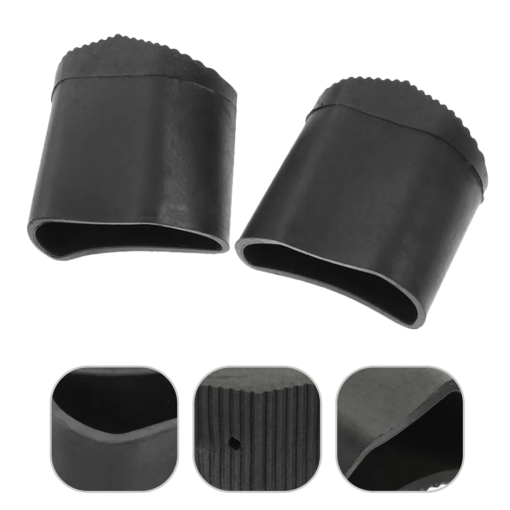 2 Pcs Ladder Mat Extension Pads Coat Hanger Rubber Caps Accessories End Storage Clothes Accessory Cover Fold Covers