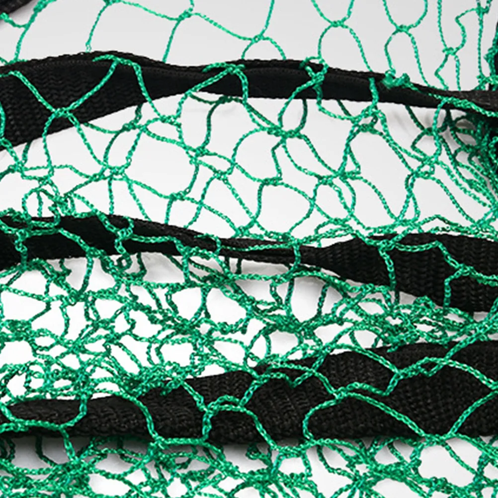 Golf Training Net Green Hemmed Edges With Stickers Security Mesh For Stairs Safety Barrier Course Netting Protecting Mesh