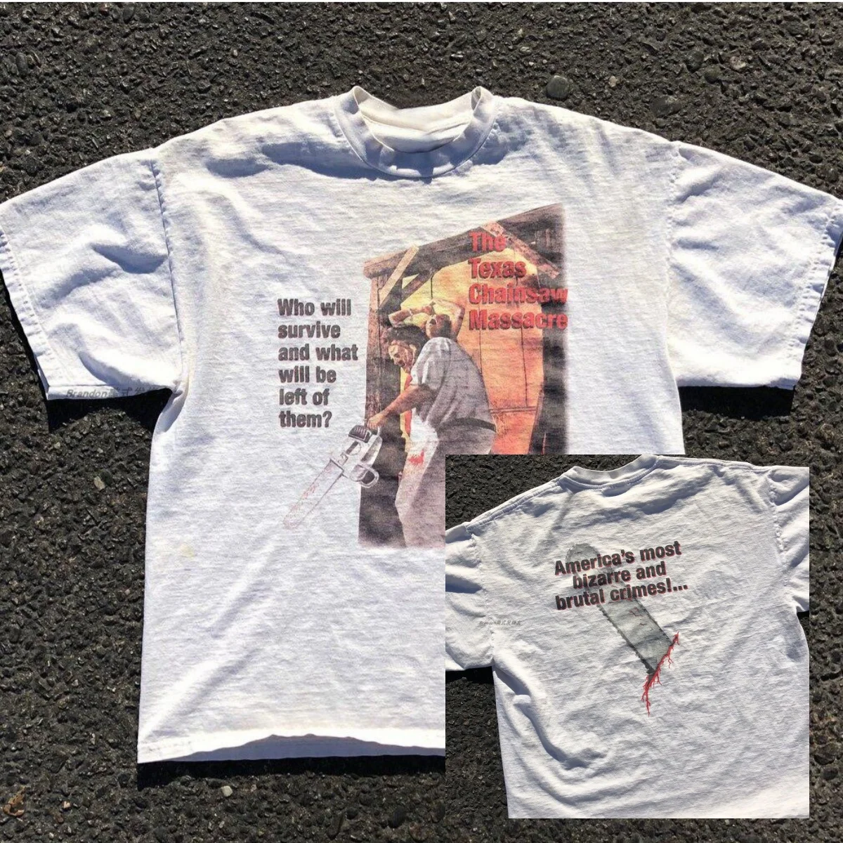 Retro Saw Horror Movie The Strongest Crime-themed T-shirt in The United States Tees