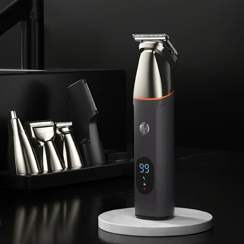 Beard Trimmer For Men Hair Clippers Body Mustache Nose Groomer Cordless Precision 5 In 1 Grooming Kit Waterproof US
