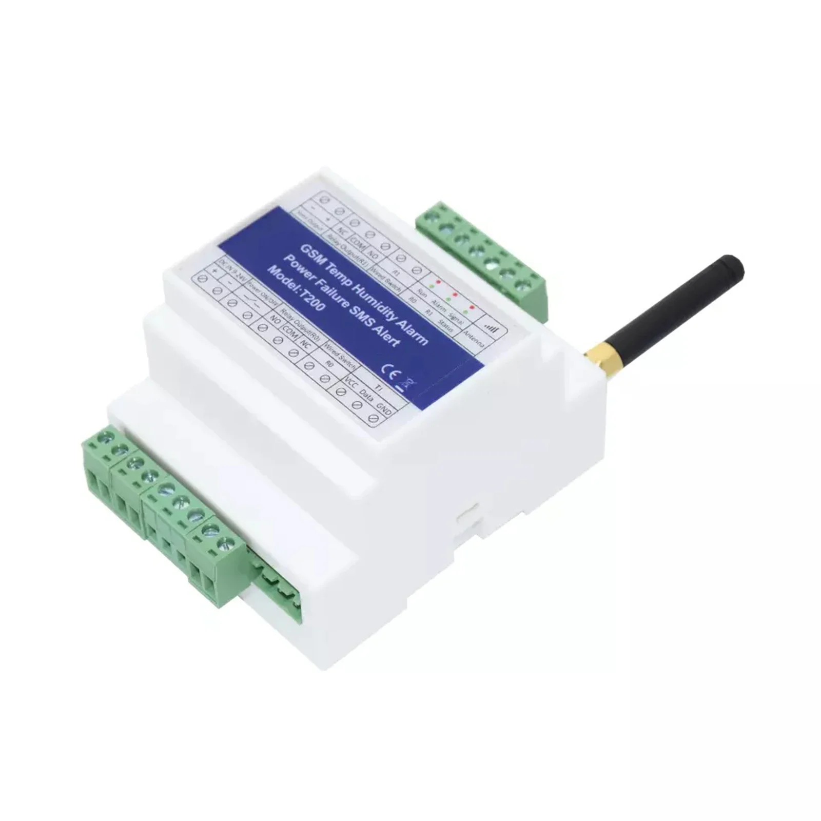 2026 2/4G Optional T200 Alarm System GSM SMS Remote Control Temperature Humidity Status Monitor Alarm With 2 Relay Output