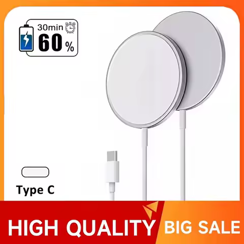 Magsafe iPhone 16 15 14 13 12 Pro Max 미니 USB C 8 Plus XR MAX Airpods 용 고속 충전기 자기 무선 충전 장치