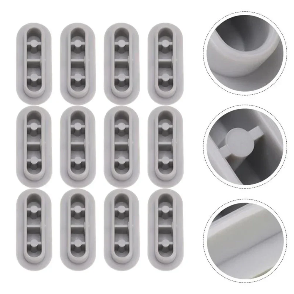 Enjoy a Better Toilet Experience with 12 Pieces of Cushioning and Shockproofing Toilet Seat Buffer and Pad Replacement Set