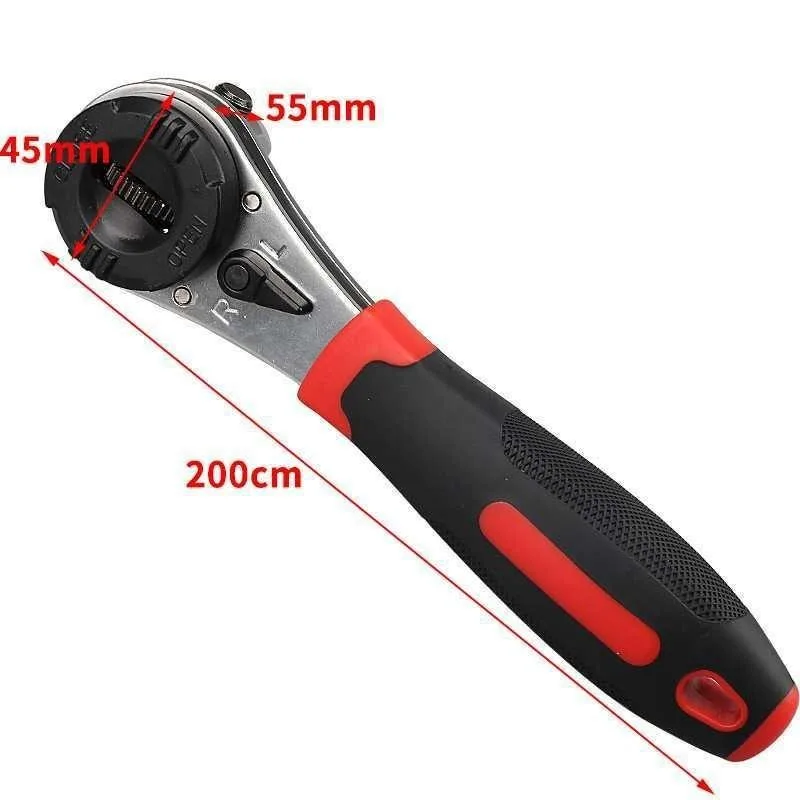 Adjustable universal multi-function 6-22MM movable opening wrench hardware tools