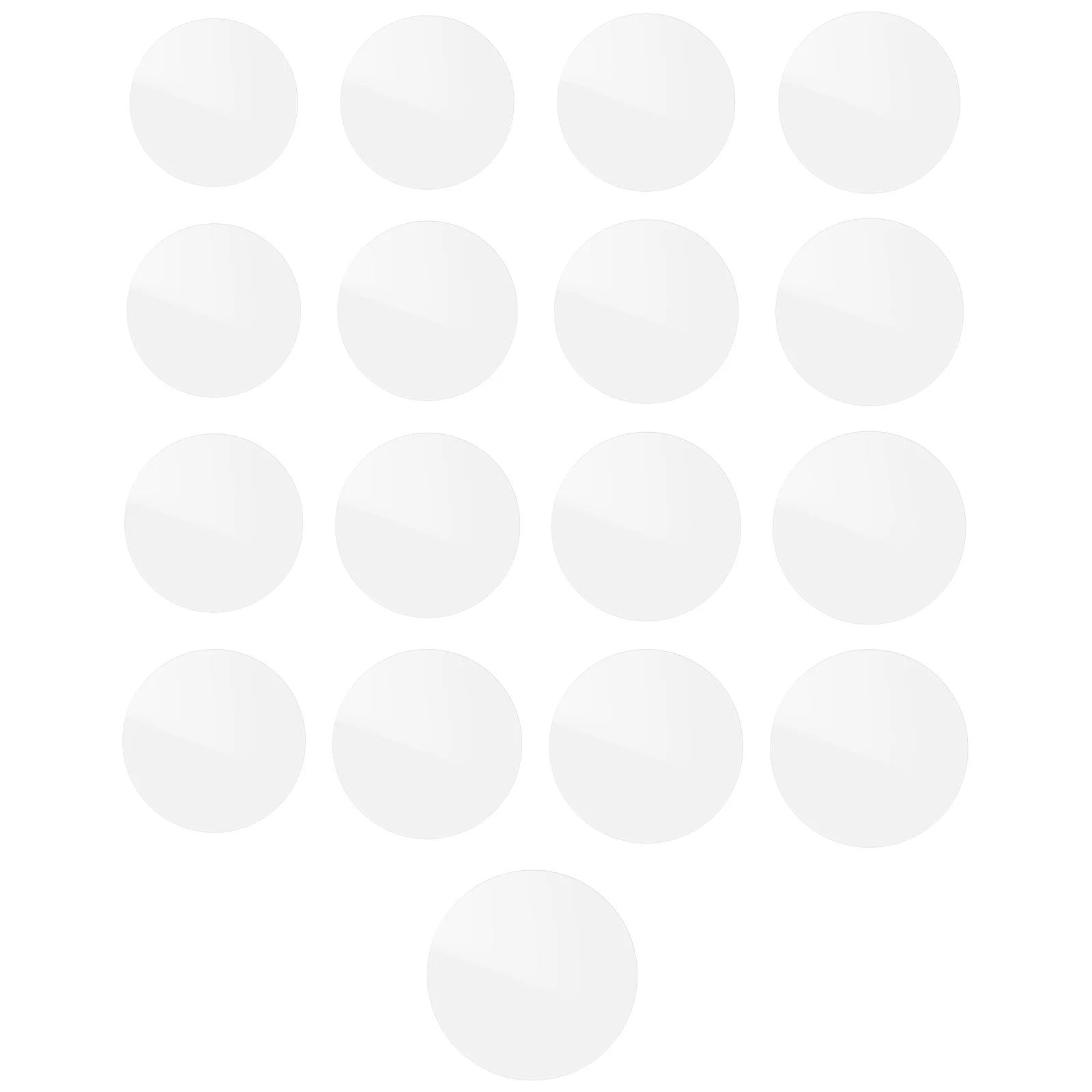 21Pcs Clear Flat Watch Glass Lens Replacement for Wristwatch Pocket Watch High Transparency Smooth Finish Anti-Scratch