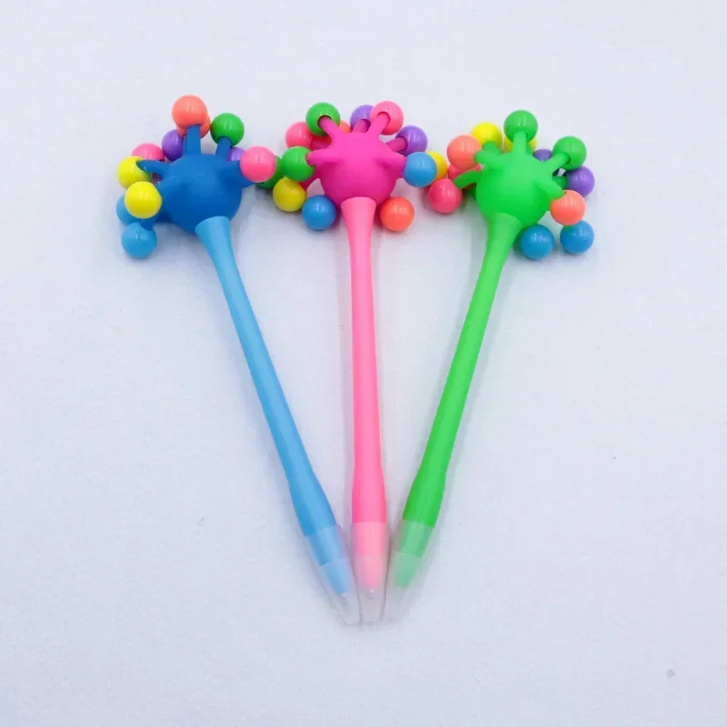 0.5mm Creative Candy Colors Soft Ball Oily Ballpoint Pens Blue Ink Students Writing Painting School Kawaii Stationery Supplies