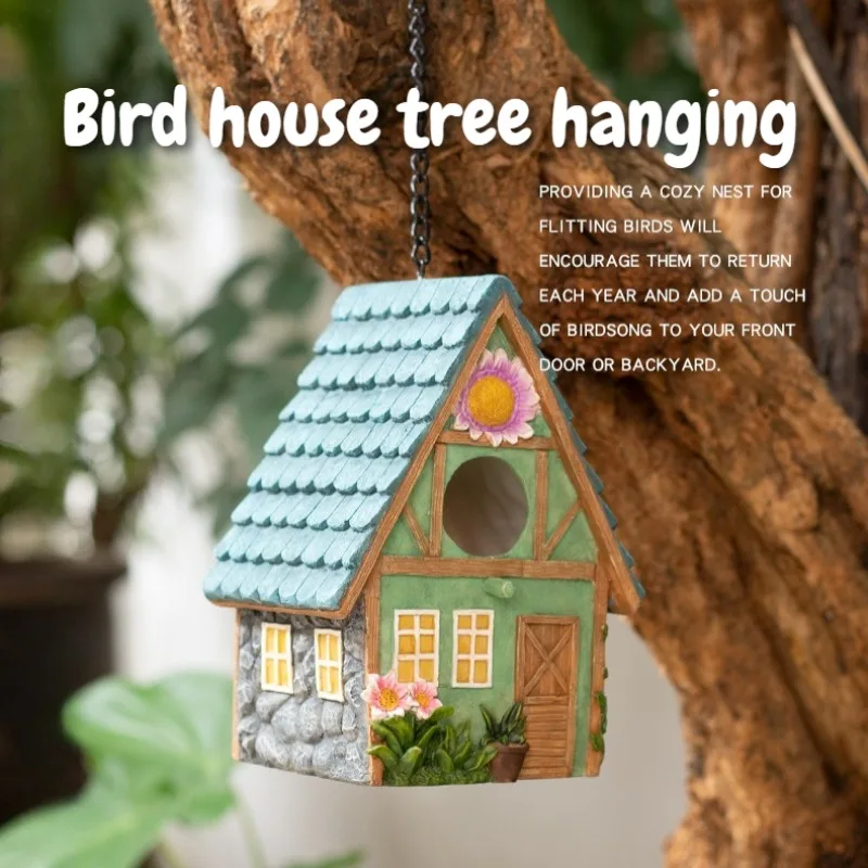 winter-proof-outdoor-parrot-bird-house-weather-resistant-hanging-nest-for-garden-yard-decoration-resin-craft-birdcage-shelter