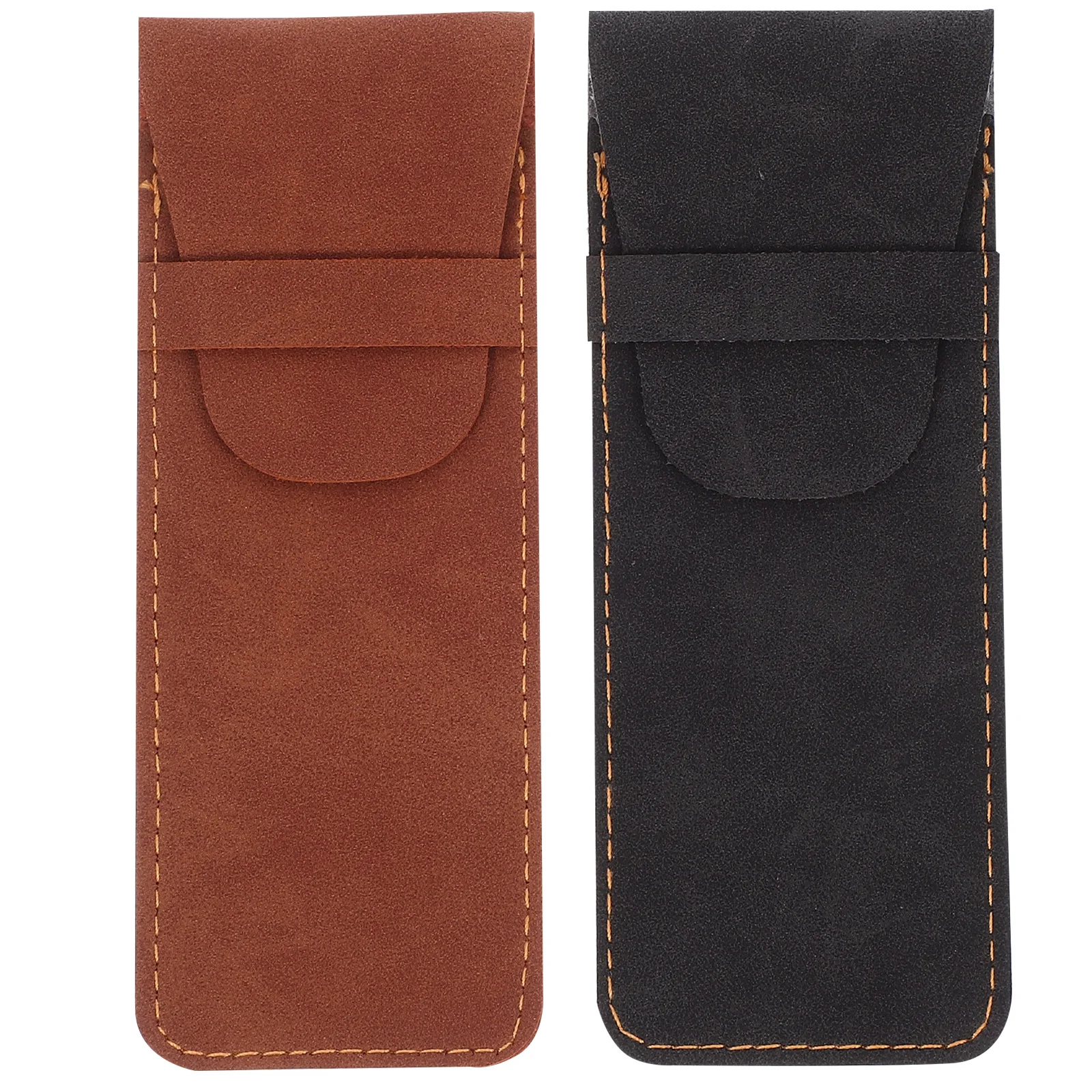 

2Pcs Pen Sleeve Simple Pen Protective Pouch Holder for Fountain Ballpoint Pens Everyday Office School Use