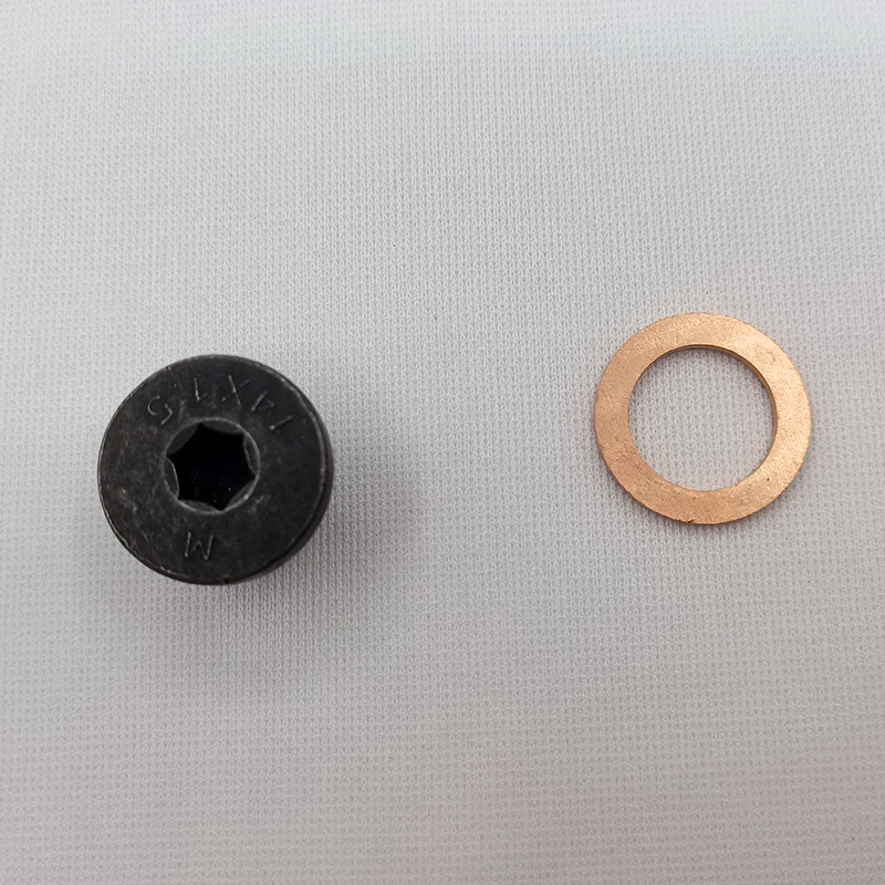 1X Engine Oil Sump Drain Plug Screw Bolt Washer For Audi A4 A5 For Porsche Cayenne For Seat Exeo Ibiza For Vw Amarok Polo Passat