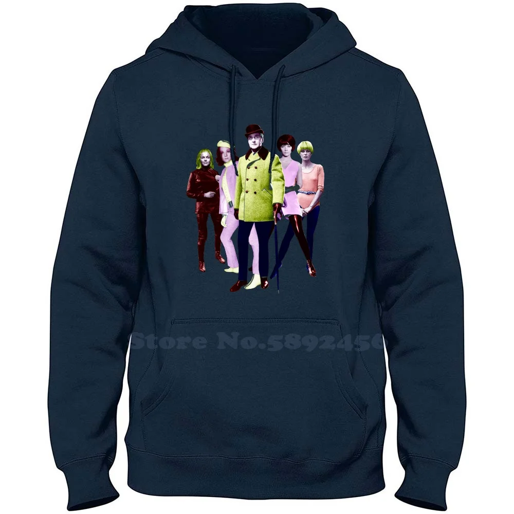 

John Steed And Partners 1960S Spy - Fi Pop Art Fashion 100% cotton Hoodies High-Quality Sweatshirt