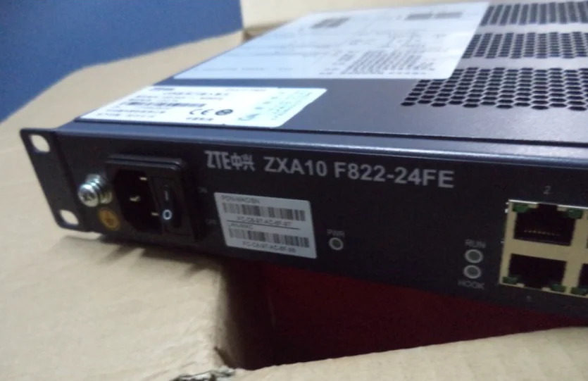 ZTE G/EPON ONU ZXA10 F822-8/16/24FE fiber optic cat with voice/without voice OLT fiber optic equipment