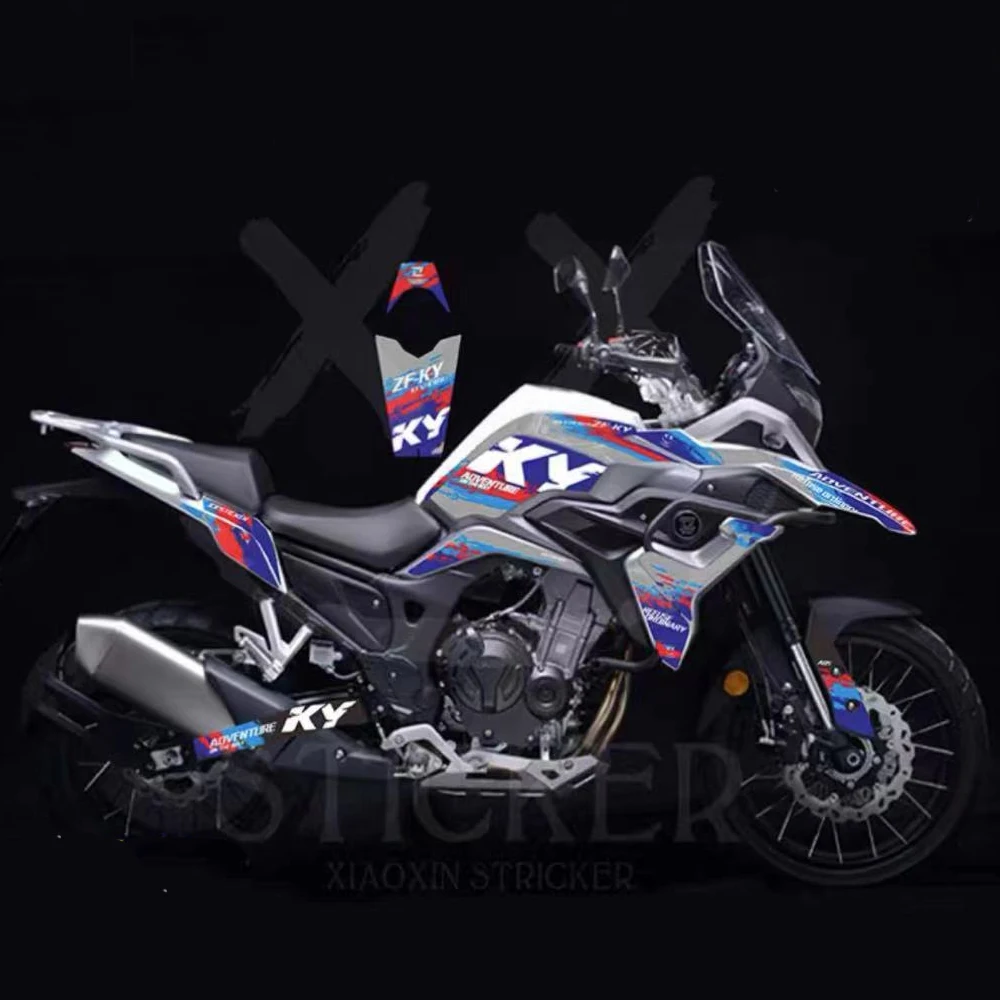 Motorcycle Reflective Decal Body Decoration Protection Sticker For Colove KY500X KY 500X KY400X