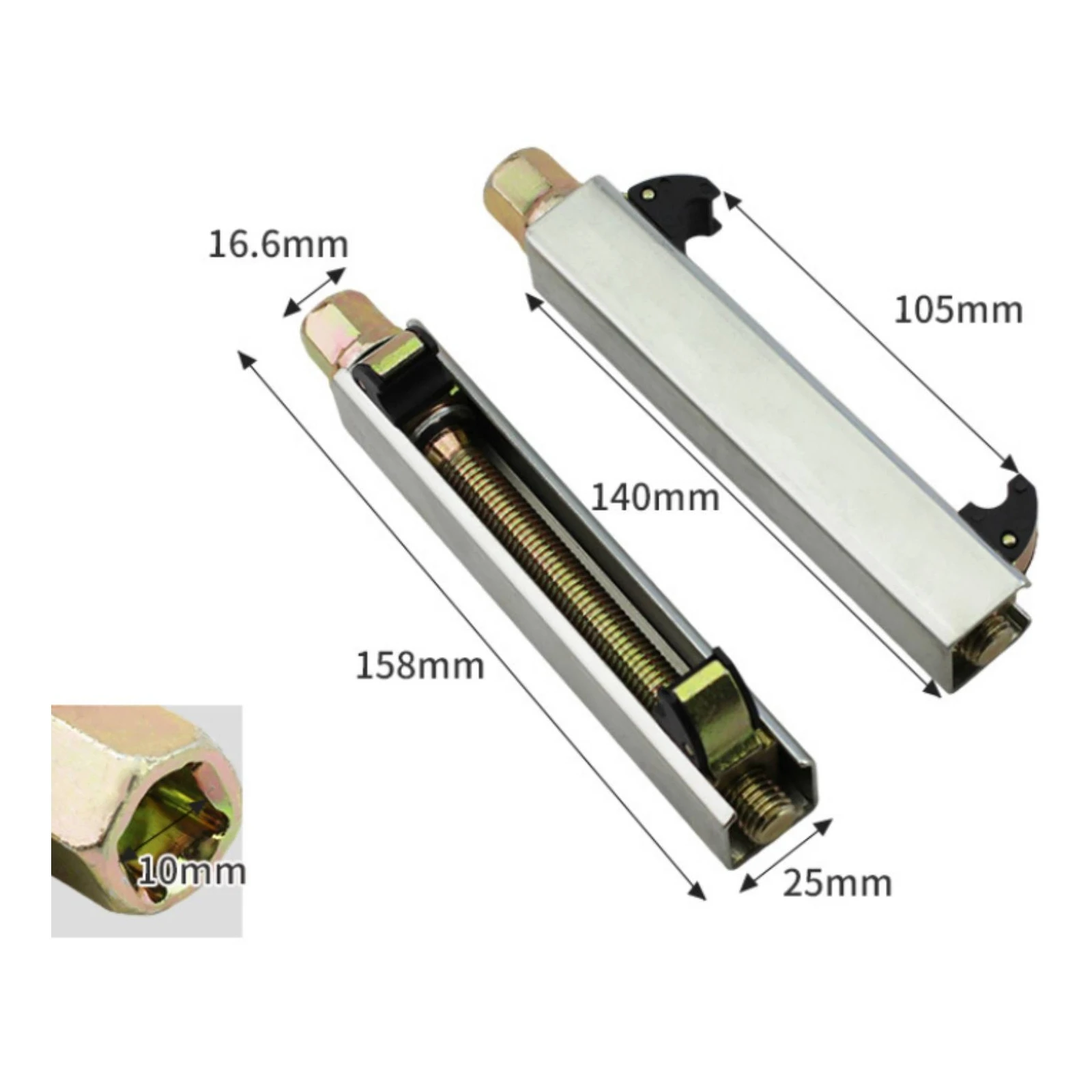 Motorcycle Shock Absorber Spring Compressor Stable Motorcycle Spring Compressor Heavy-Duty for DIY Mechanics, Workshops