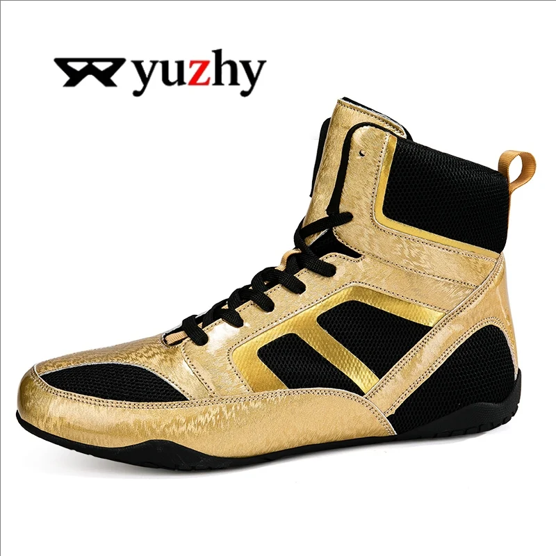 Lexsan Training Wrestling Shoes Men female Fitness Boxing Shoes Mesh Breathable Boxing Shoes Men High Quality Wrestling Shoes
