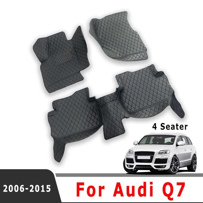 

Car Floor Mats Trunk Carpets For Audi Q7 4L 2015 2014 2013 2012 2011 2010 2009 2008 2007 2006 (5 Seater) Auto Interior Covers