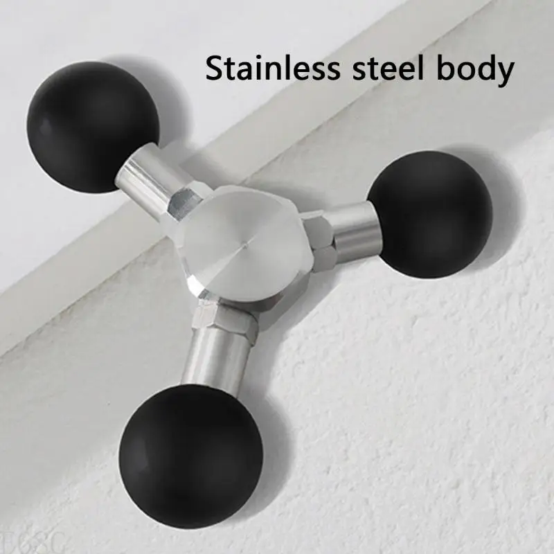 F68C 1 인치 25.4mm 트리플 고무 볼 헤드 확장 어댑터 오토바이 핸들 바