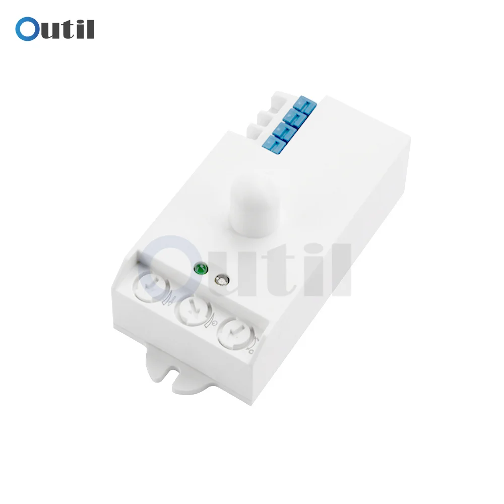 5.8GHz LED Microwave Radar Sensor Light Switch AC 220V-240V DC 12V-24V Human Body Motion Induction Sensor Controller Switch