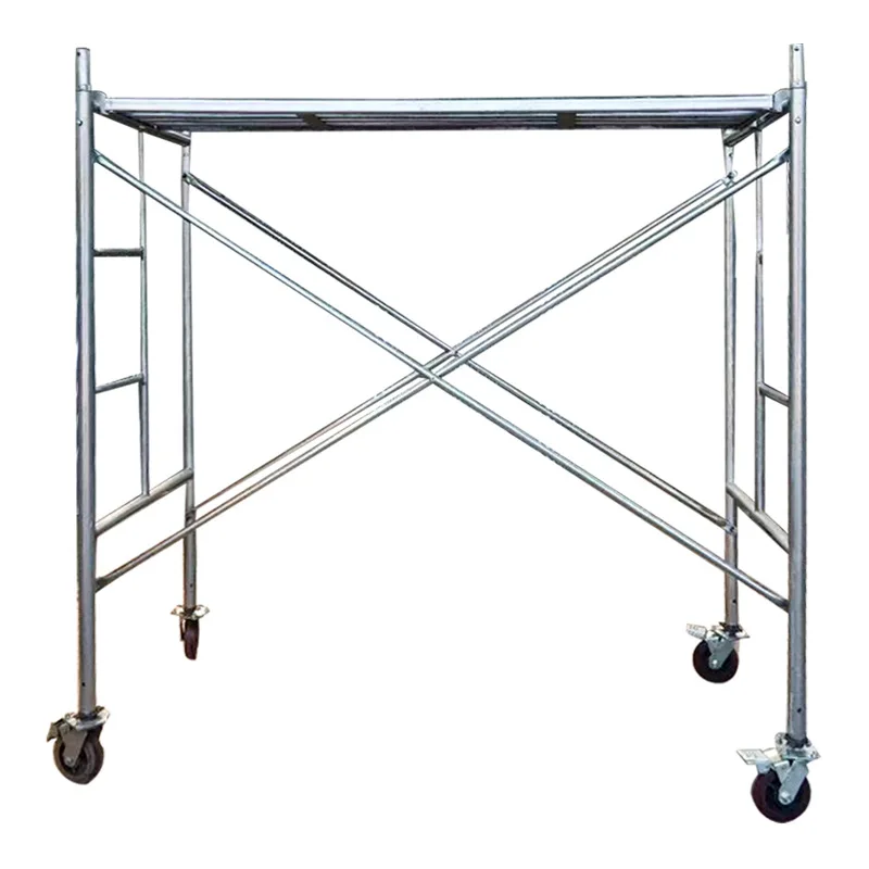 Specialized Production Telescopic Scaffold Safeway Ladder h Frame Scaffolding for Construction Steel